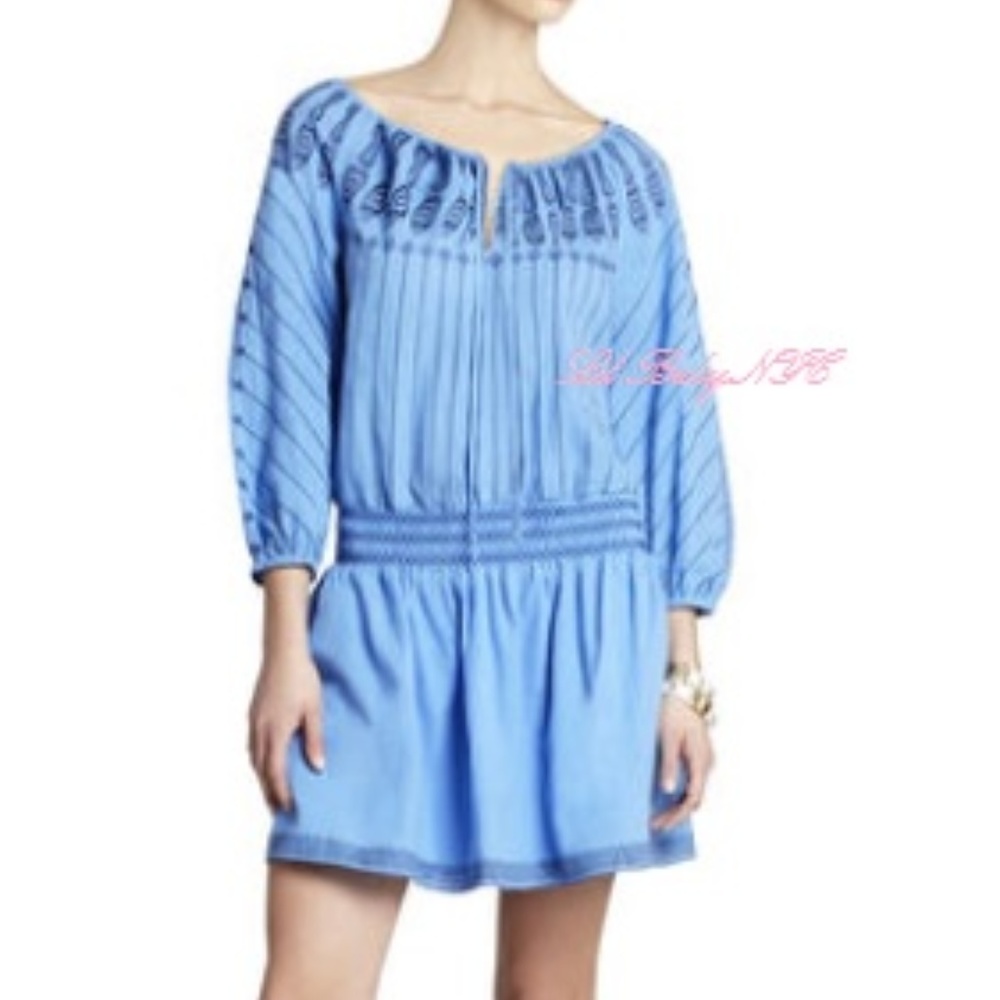 BCBG NWT  Boho Embroidery Dress size XXS